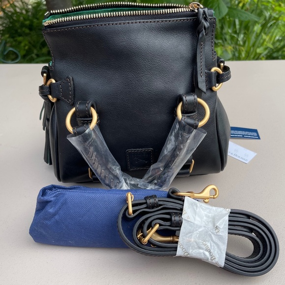 NWT Dooney & Bourke Florentine Nano Satchel - Black - Picture 1 of 10